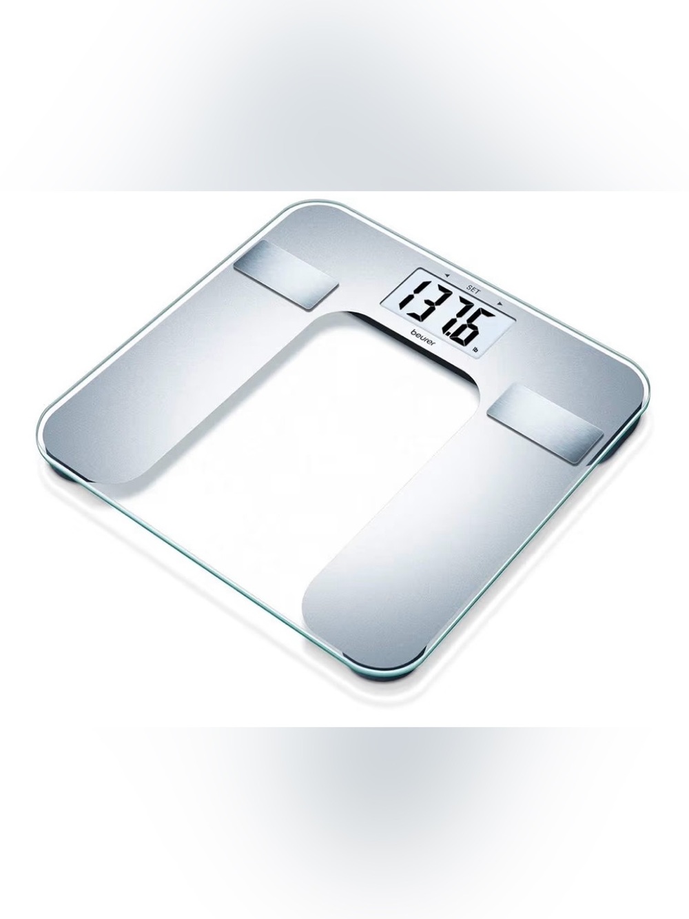 Beurer Body Fat Analyzer BMI, Multi-User & Recognition, Digital Glass Scale